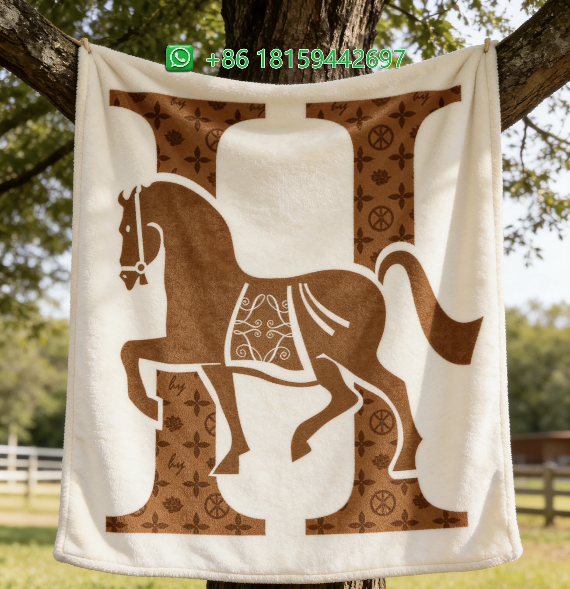 Hermes Throw Blankets
